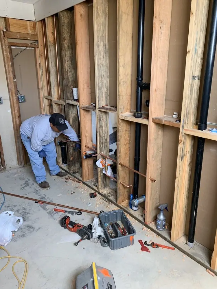 Commercial rough-in plumbing for Trenchless Sewer Repair in Wyoming
